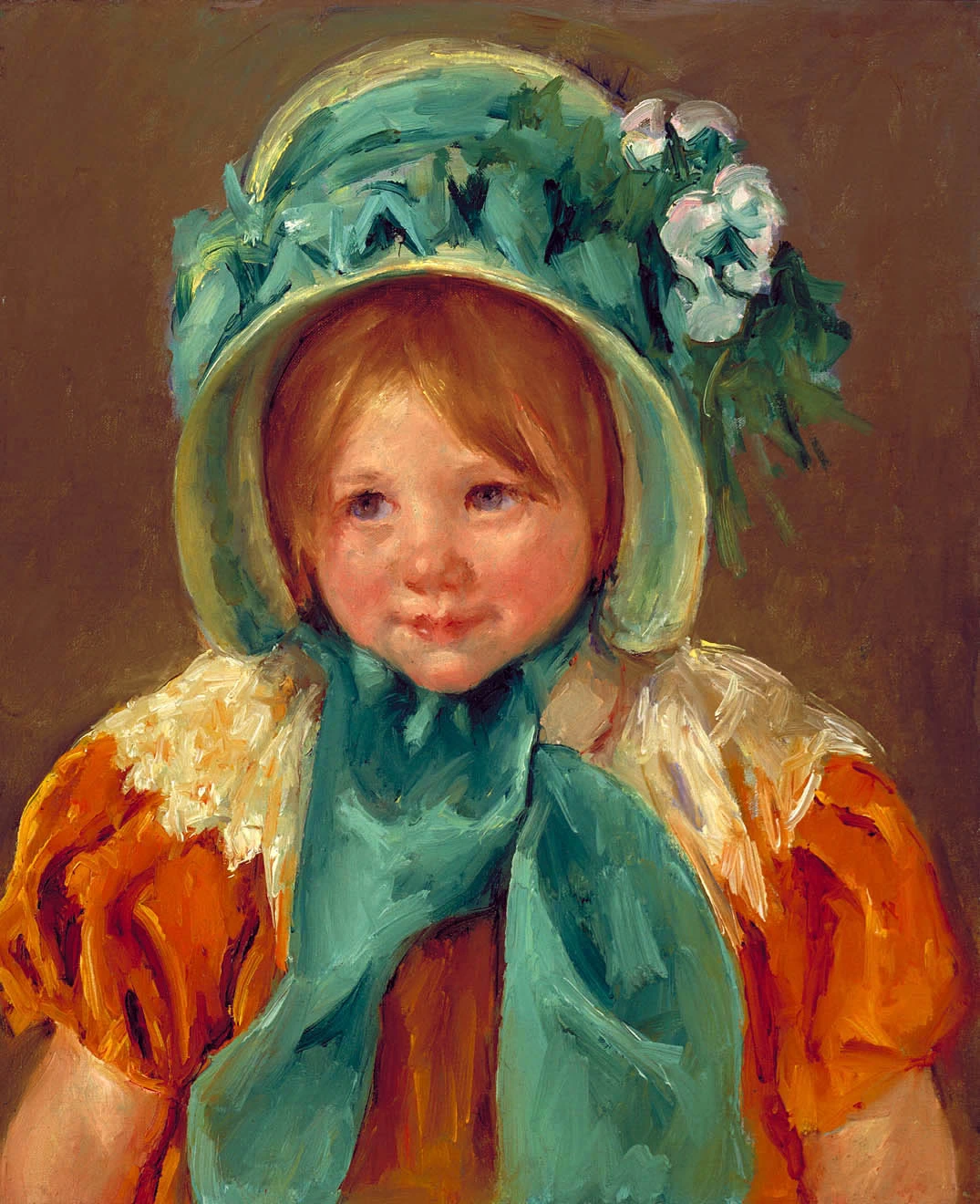 Mary Cassatt - 204, Sara con la cuffia verde, Smithsonian American Art Museum, Washington